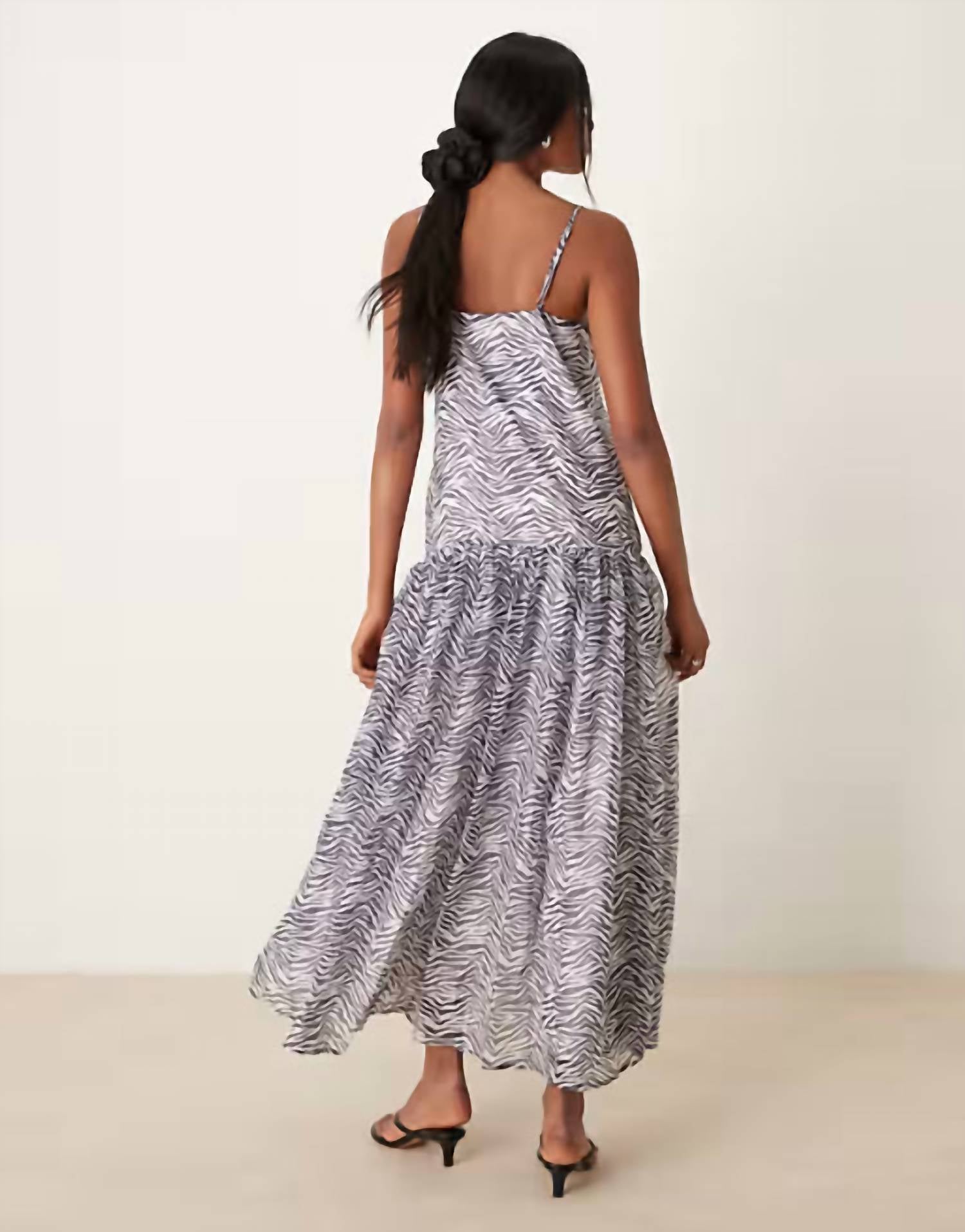 Ghospell - Cameron Zebra Midi Dress