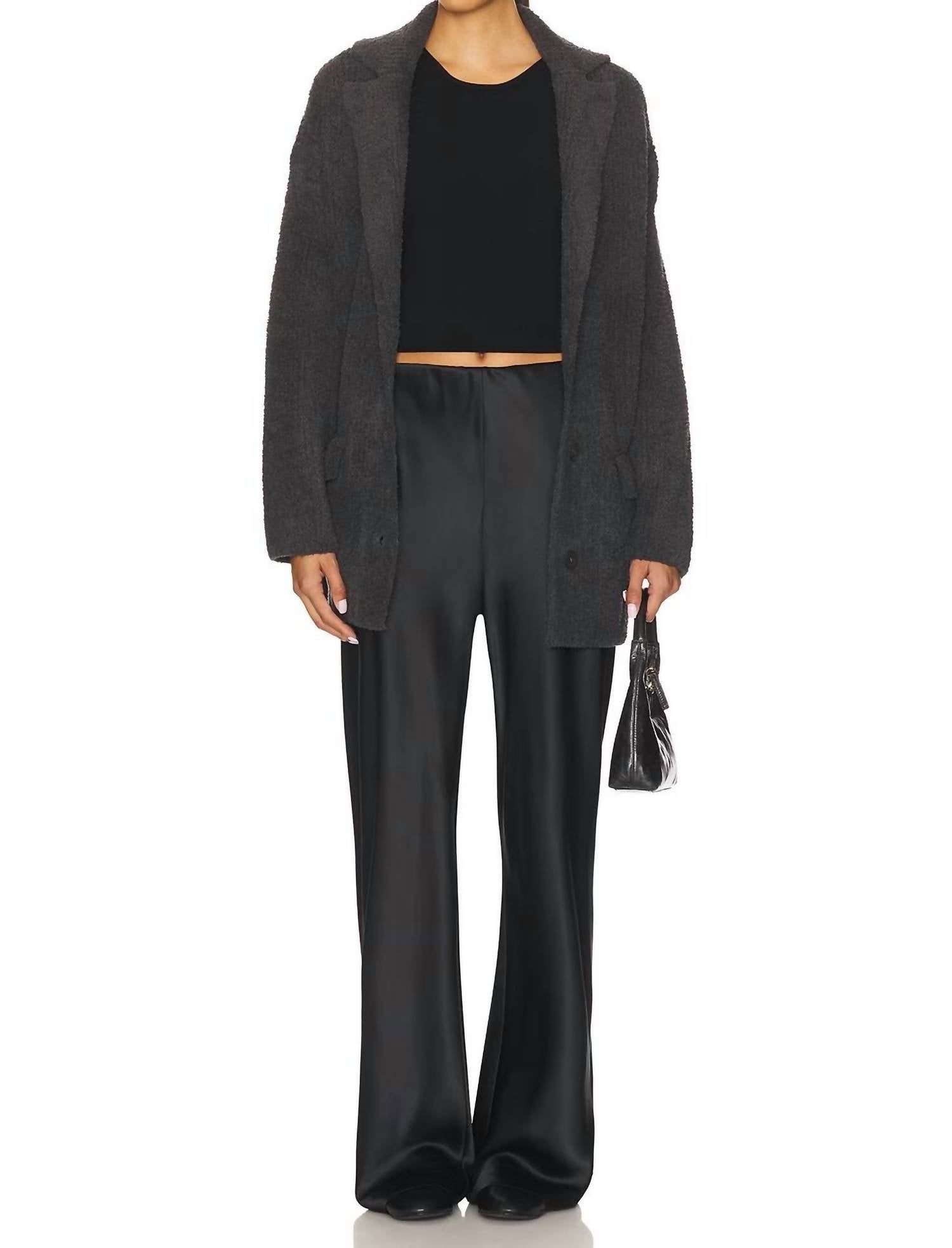 Barefoot Dreams - Cozychic Rib Oversized Notch Collar Blazer