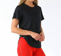 Glyder - Mood Laser Cut Crew Neck Tee