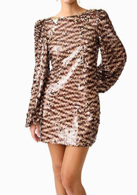 Elliatt - Noemi Long Sleeve Mini Dress