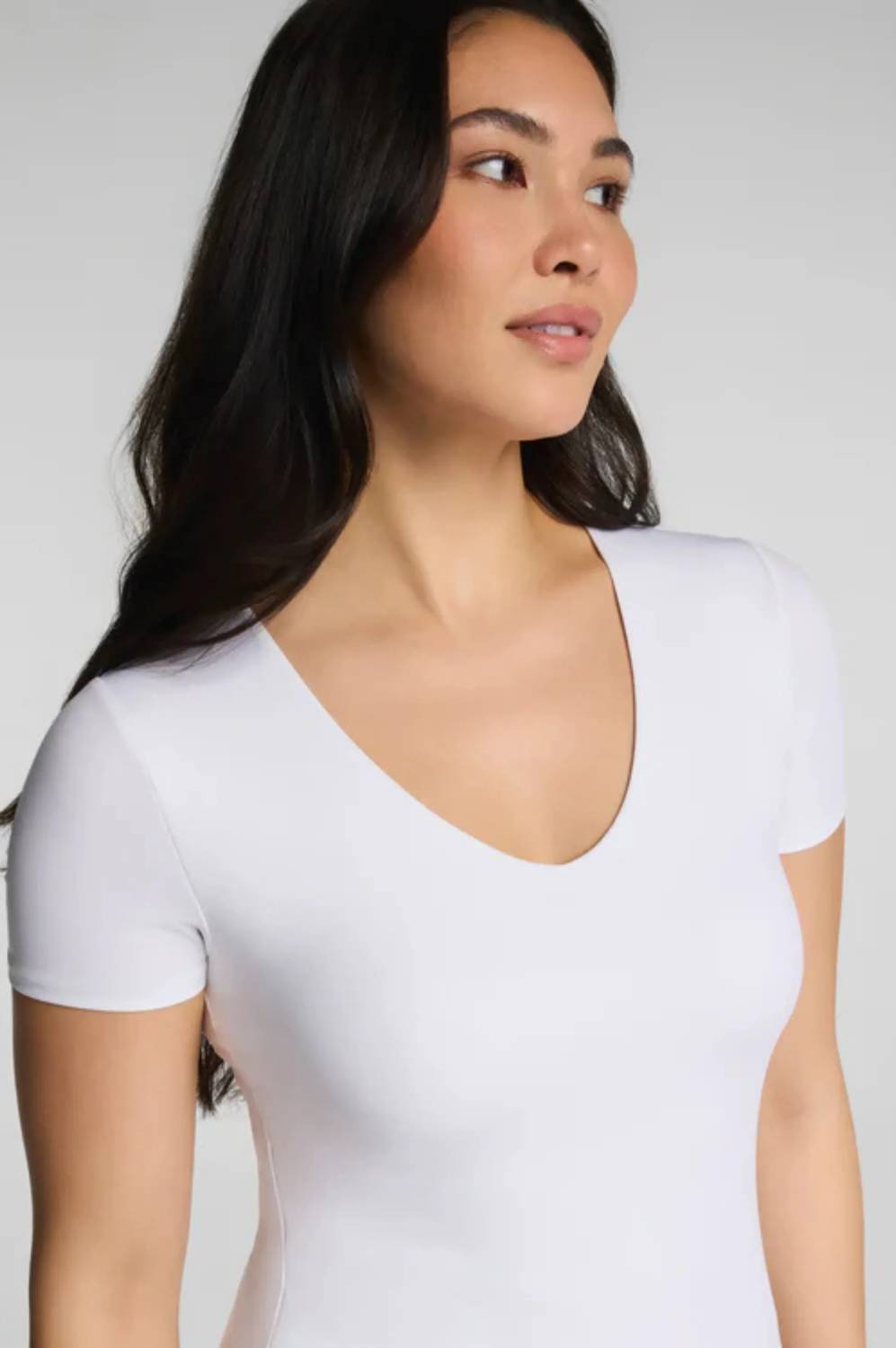 Spanx - Smooth Jersey V-neck Tee