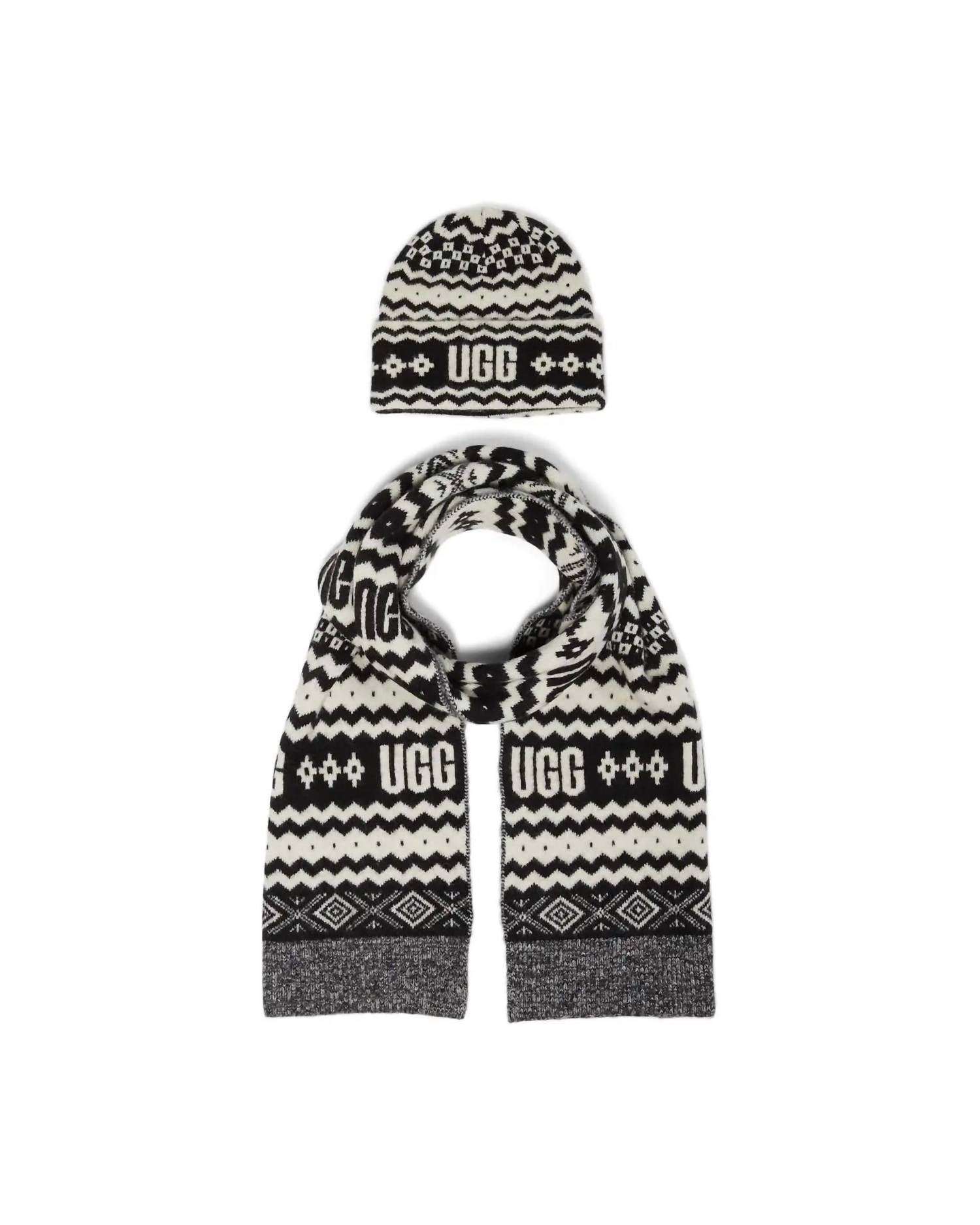 UGG Women's Uggisle Set in black multi - women's hat