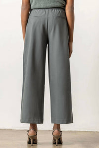 Lilla P - Wide Leg Pull On Pant With Pockets