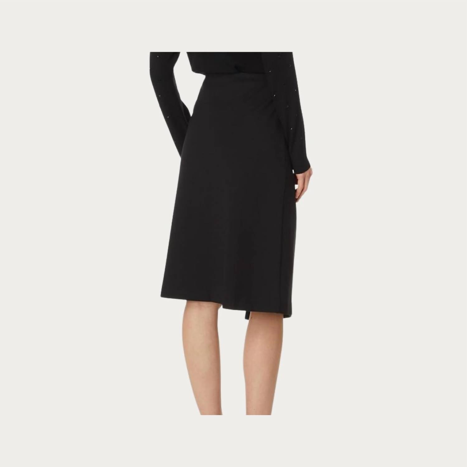 Elliott Lauren - Ponte Faux Wrap Skirt