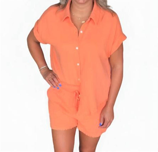 Hem & Thread - Fringe Hem Button Down Shirt