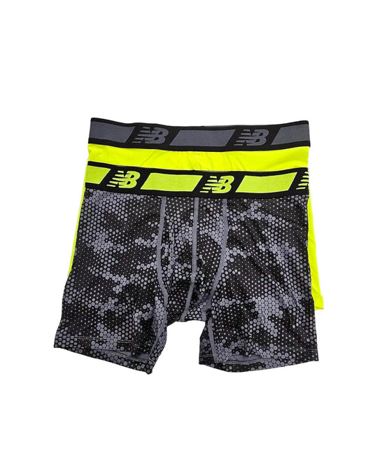 New Balance - Men's 2-Pack Dry And Fresh Performance 6" Boxer Briefs