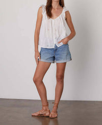 Velvet By Graham & Spencer - Coco Eyelet Tank