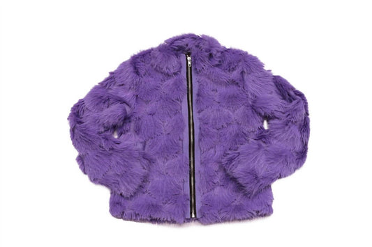Mia - Girls' Faux Fur Jacket