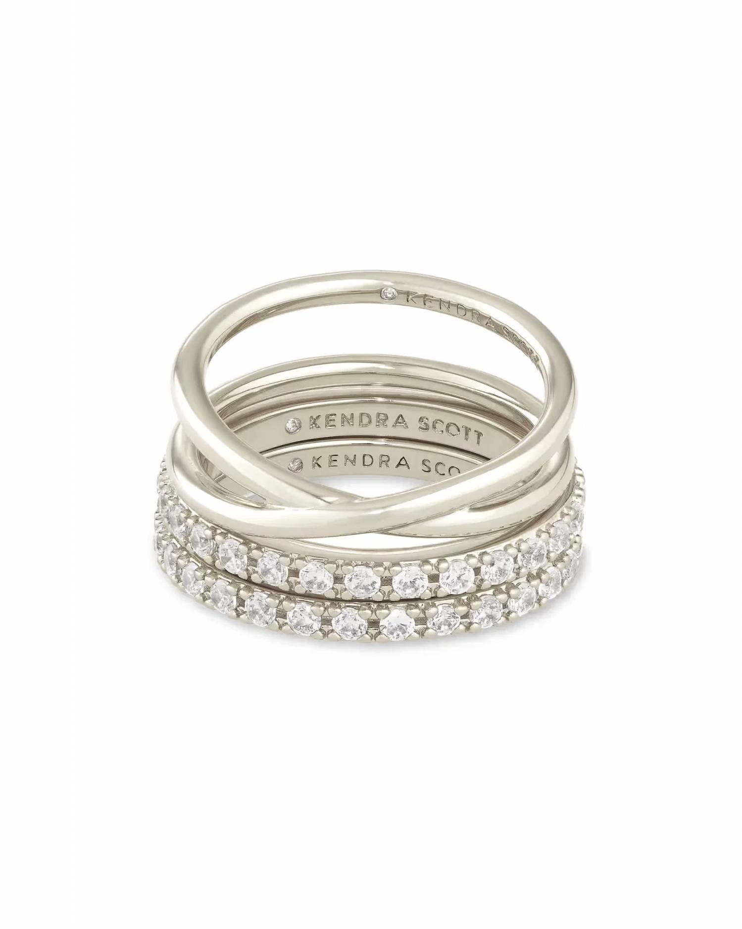Kendra Scott - Women's Livy Ring - Set Of 3