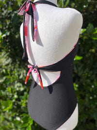 Vanhope Kiki Reversible One-piece Swimsuit in black jungle cat print - women's swimwear - view 6