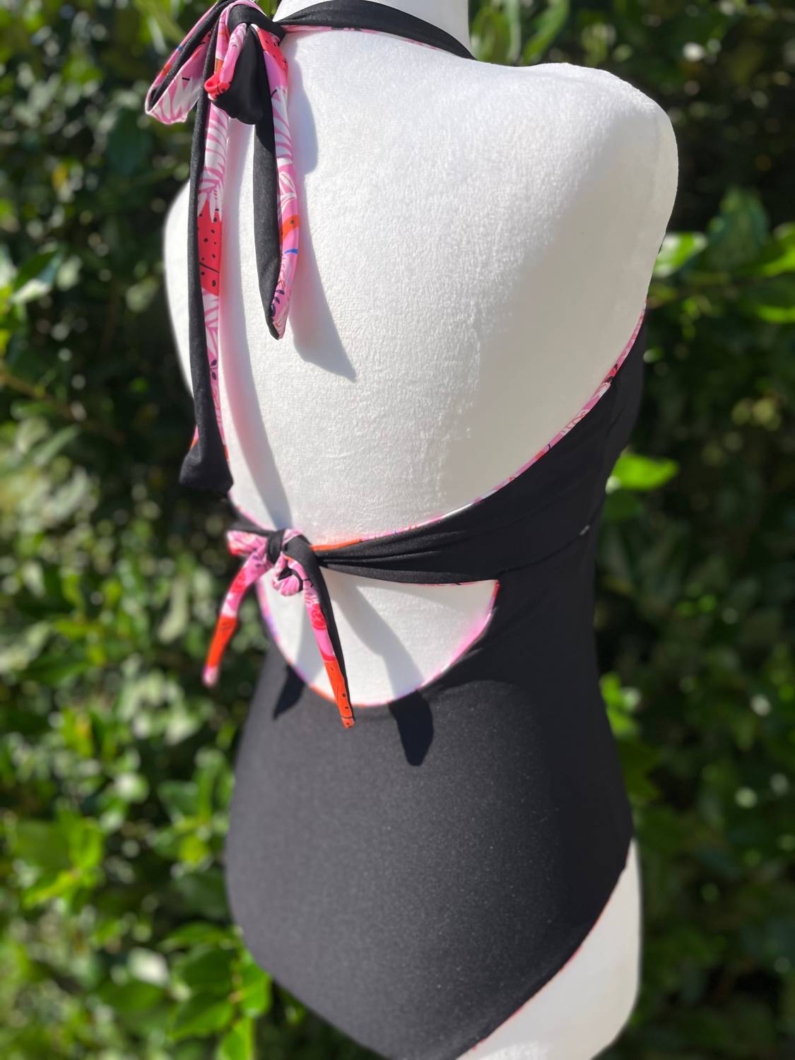 Vanhope Kiki Reversible One-piece Swimsuit in black jungle cat print - women's swimwear - view 6