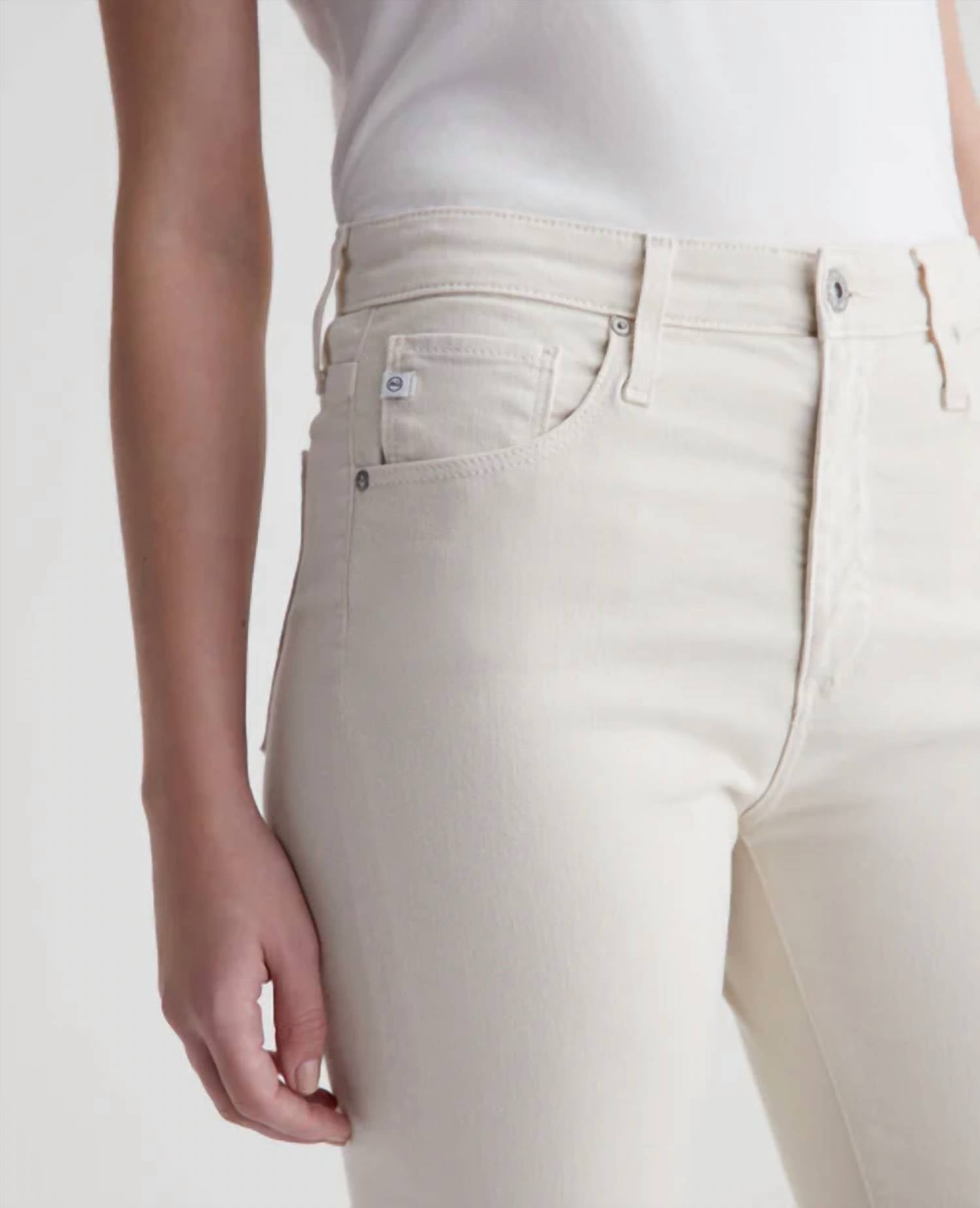 Ag Jeans - Farrah High-rise Cropped Bootcut Jean