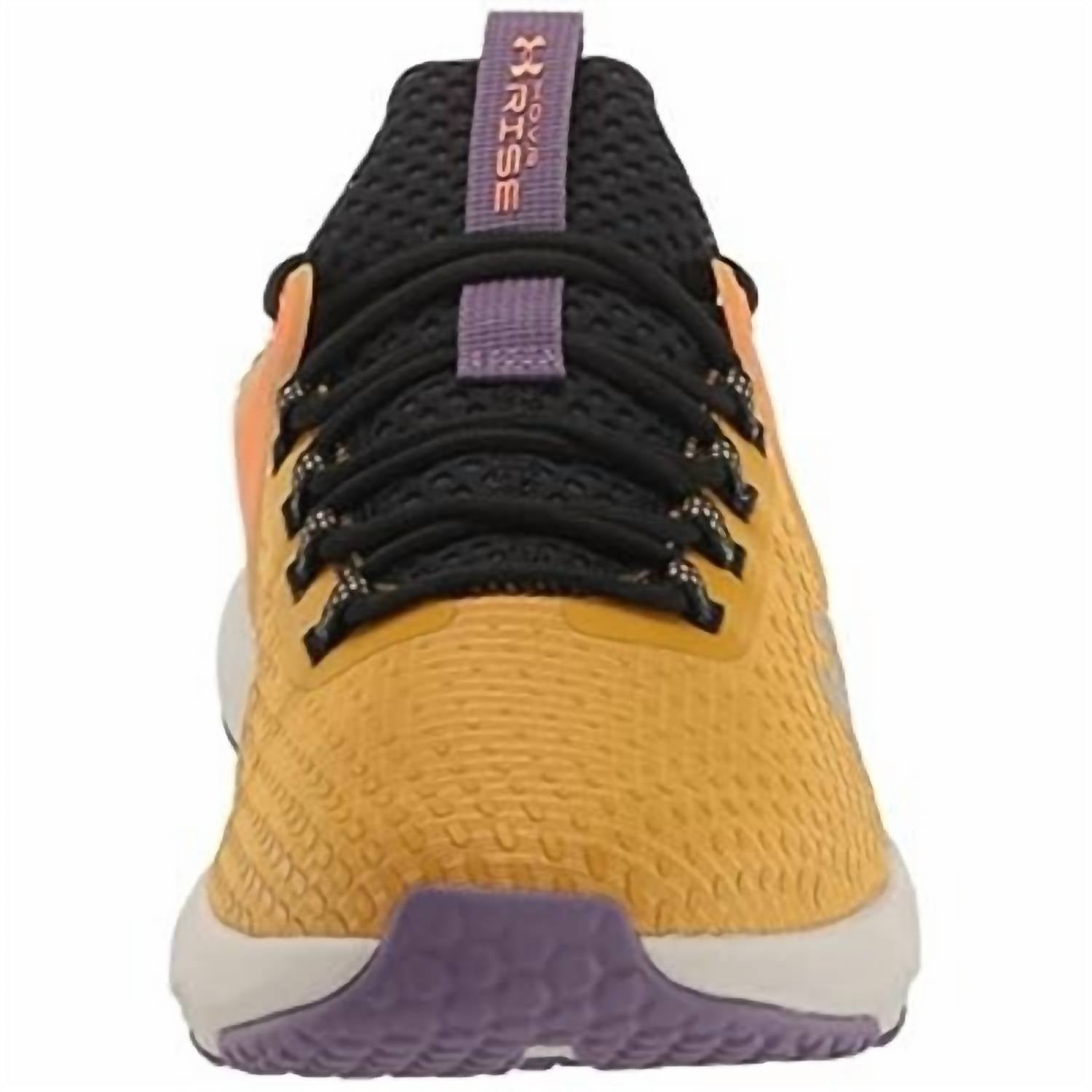 UNDER ARMOUR Men's Hovr Rise 4 Shoes in gilded yellow orange blast black - men's sneaker - alternate view