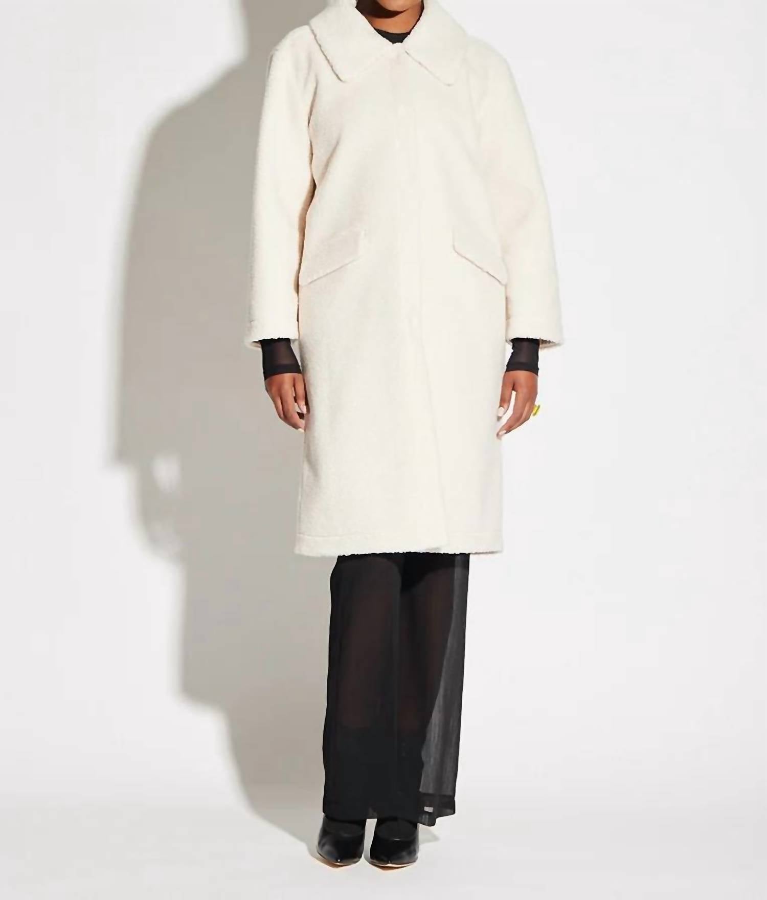Circular Path - Fuzzy Long Coat