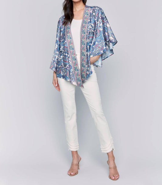 Charlie B - Printed Satin Kimono