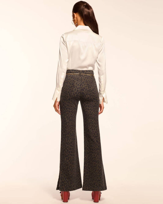 Ramy Brook - Tyra Printed High-rise Flare Jean