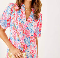 Lilly Pulitzer - Mialeigh Elbow Sleeve Linen Dress