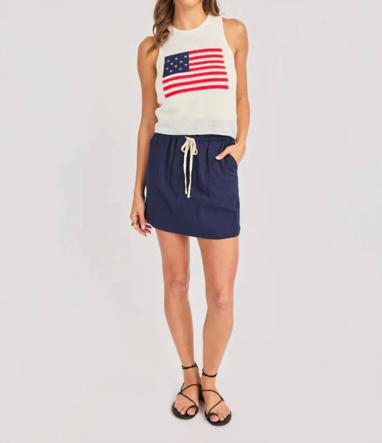 Sadie & Sage - American Spirit Classic Sweater Tank