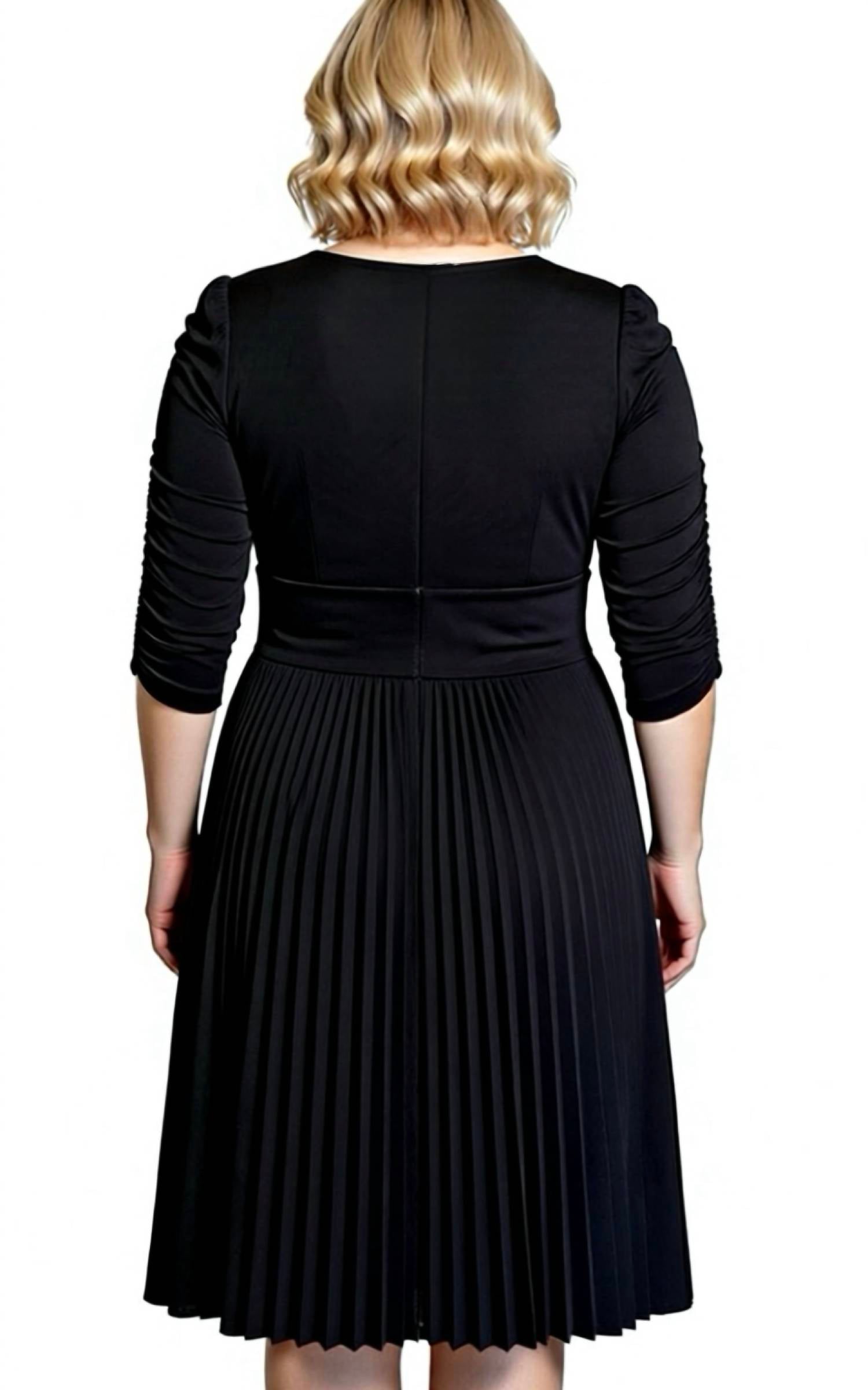 Nue By Shani - Fit & Flare Button Dress