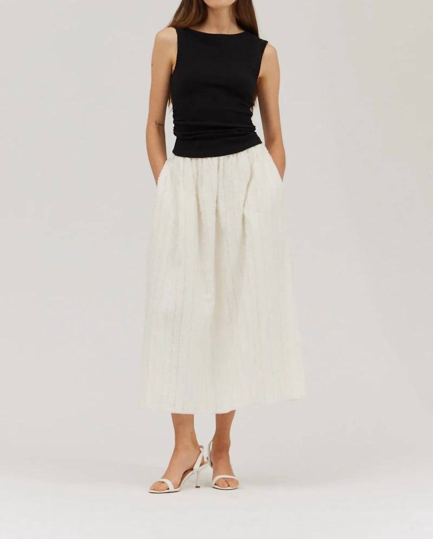 Grade & Gather - Jacquard Maxi Skirt
