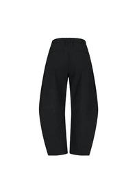 Shop Amomento - Curved Zip Banding Pants