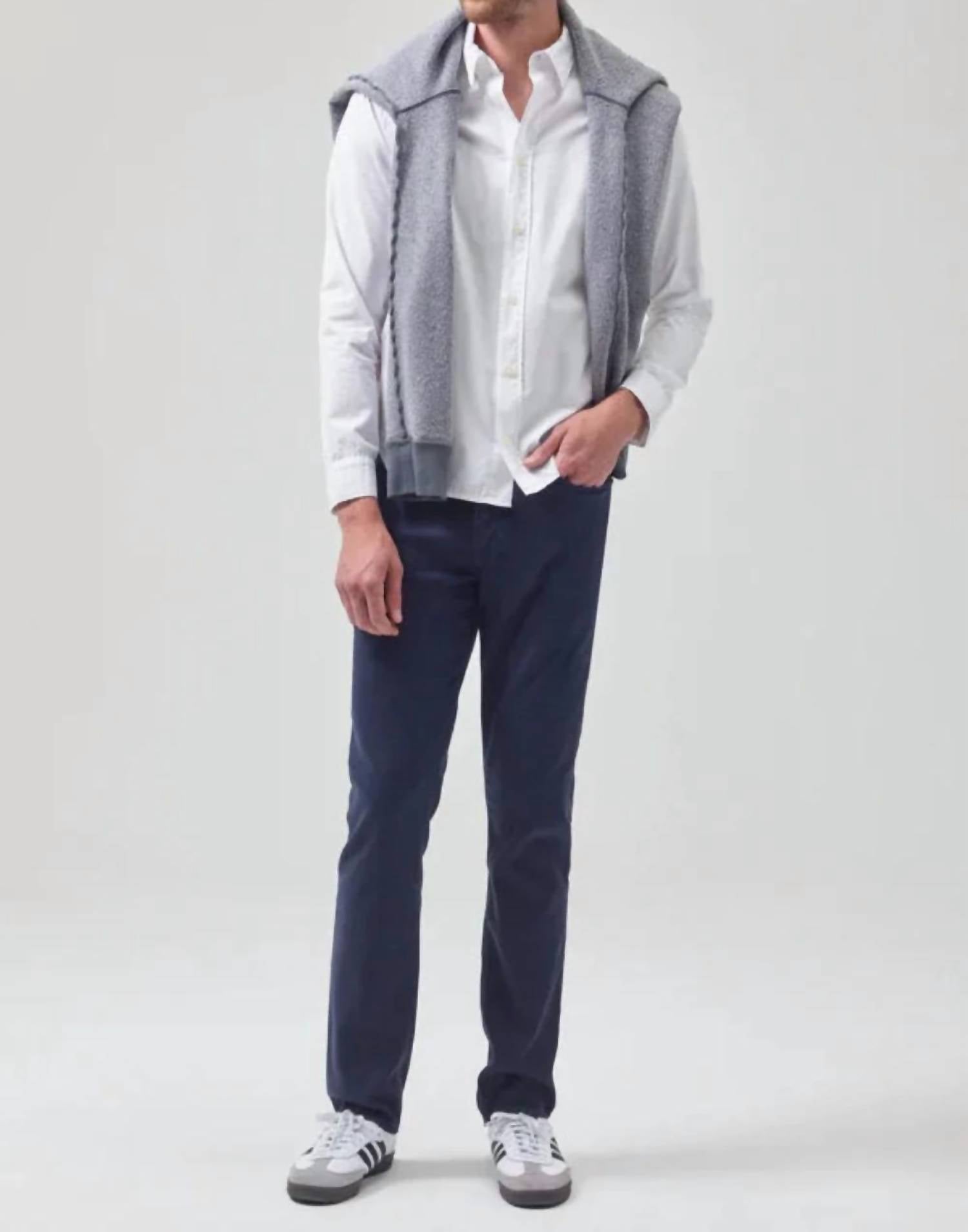 Citizens Of Humanity - Gage Slim Straight Stretch Linen Pants