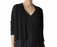 Eileen Fisher - LINEN COTTON RIBBED CARDIGAN