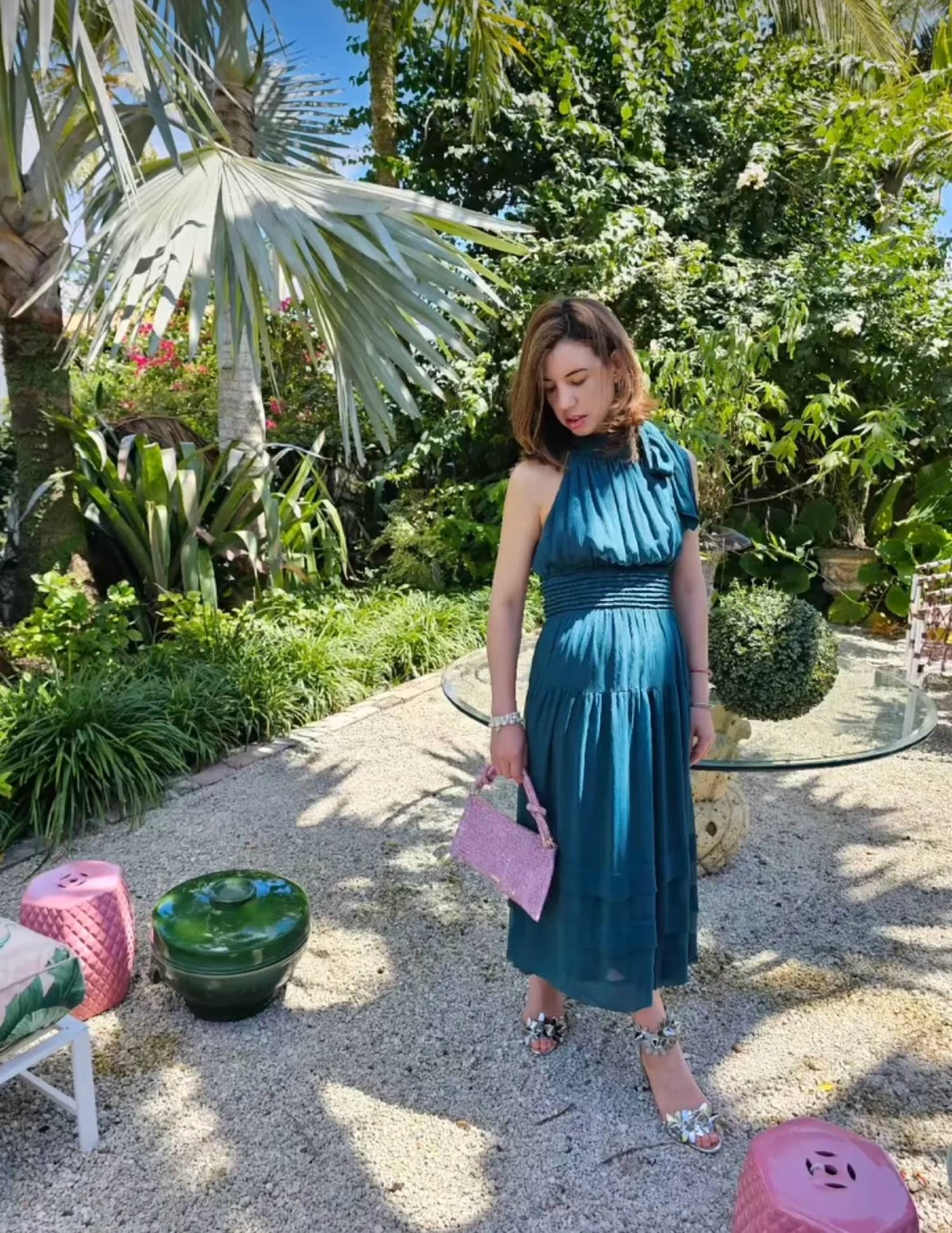 Reset By Jane - Halter Chiffon Dress