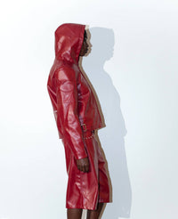 Knotwtr - I’m Worth A Lot Hooded Leather Jacket
