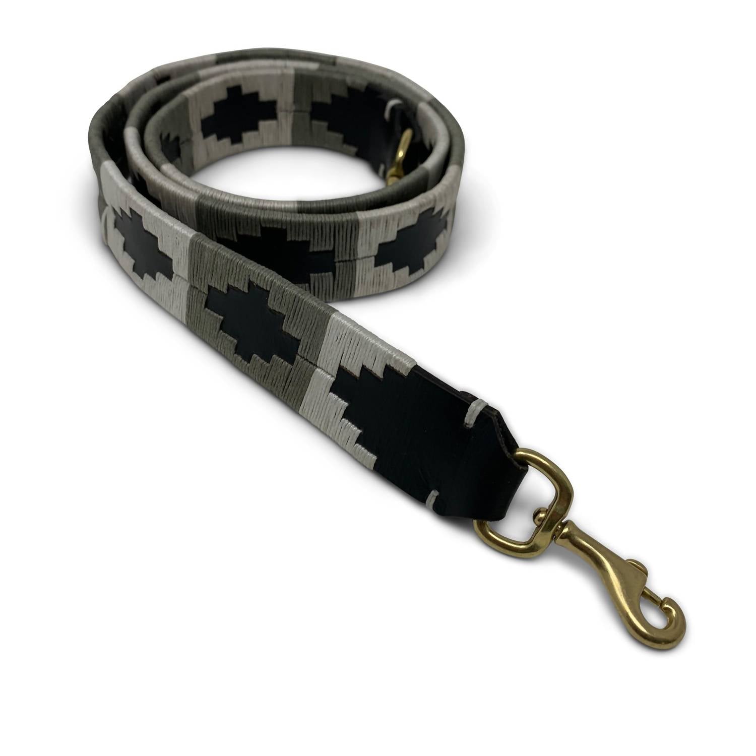 Kempton & Co. - Grey and White Polo Wrap Strap
