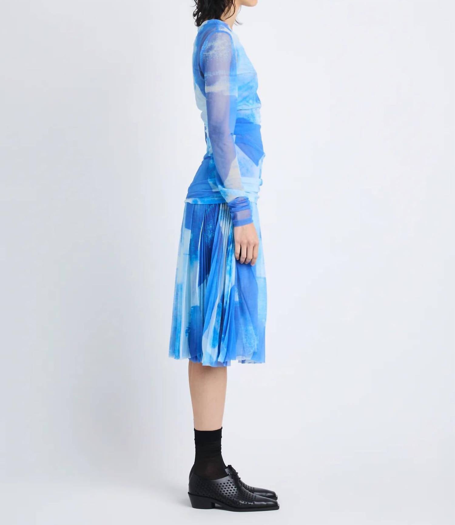 Proenza Schouler - Amber Printed Nylon Jersey Top