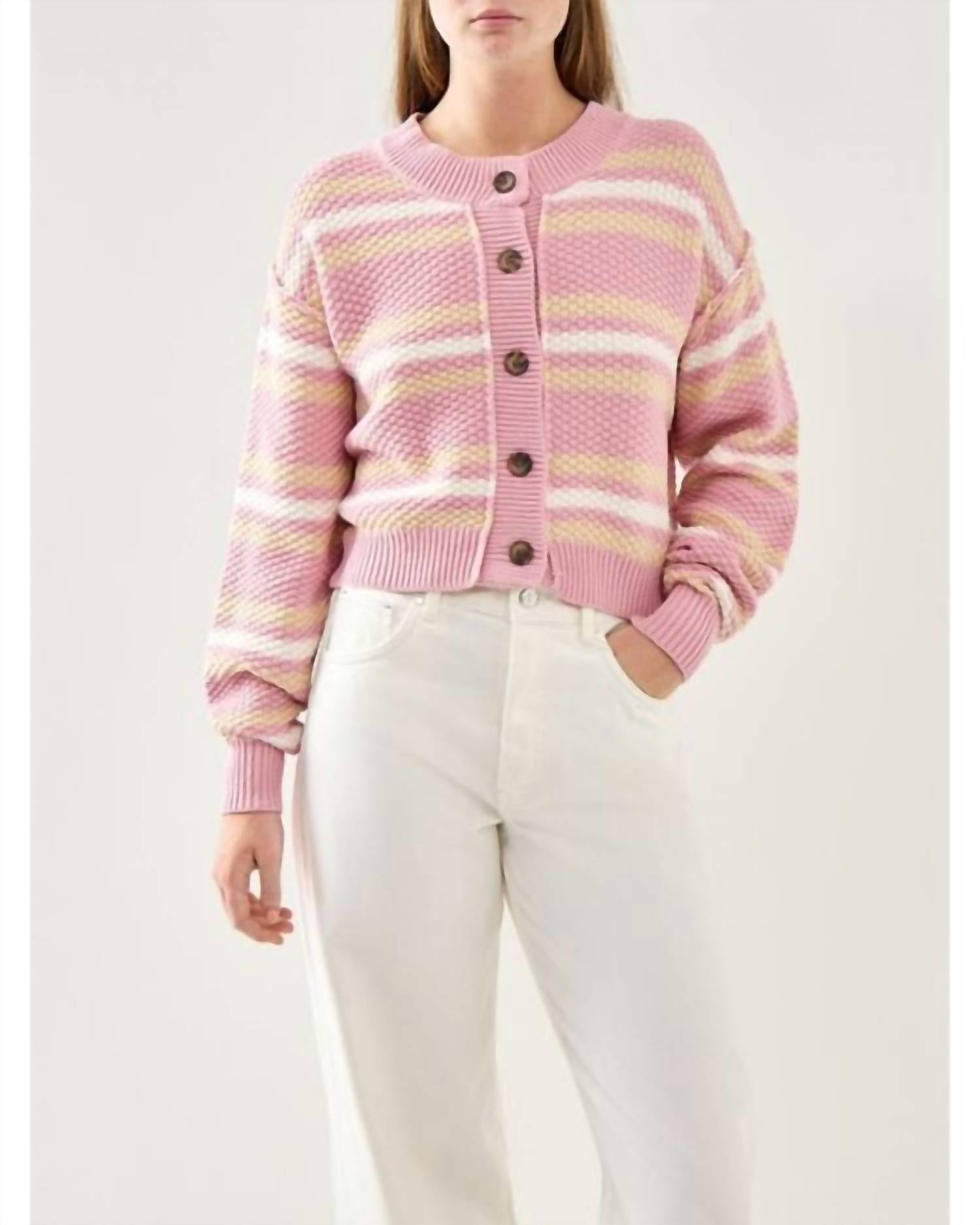 Free People - Lila Stripe Cardigan