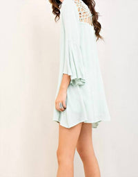 Entro - Crochet Back Mini Dress