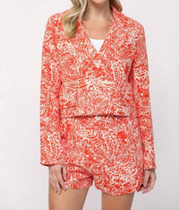 Fate By Lfd - Abstract Print Blazer