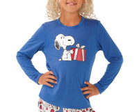 Munki Munki - Little & Big Kid Snoopy Holiday Family Pajama Top