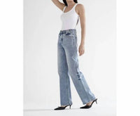 Mica Denim - Straight Leg Loose Fit Jeans