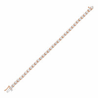 Diana M Jewels - Women's Round Lab-Grown Diamond Tennis Bracelet (7.00 Ct) - Elegant