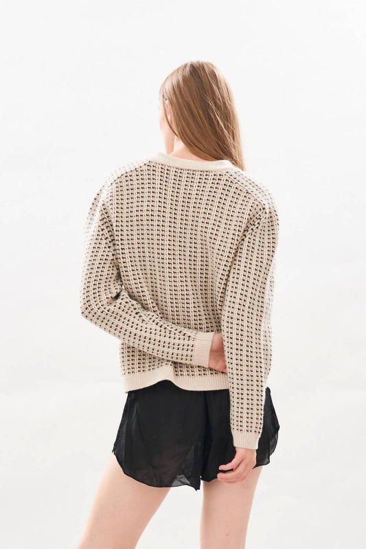 Jumper1234 - Multi Stitch Cardigan