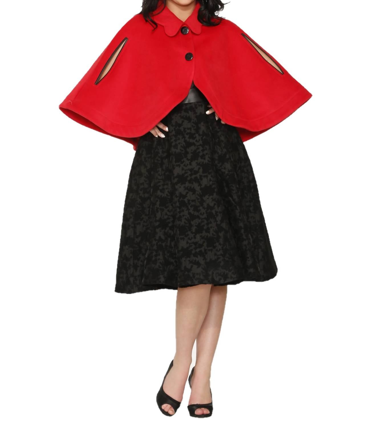 Orchid Bloom - Button Up Poncho