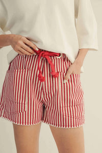 Jodifl - Belt Striped Shorts