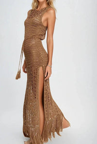 Wisteria Lane - Catherine Knit Cover Up Dress