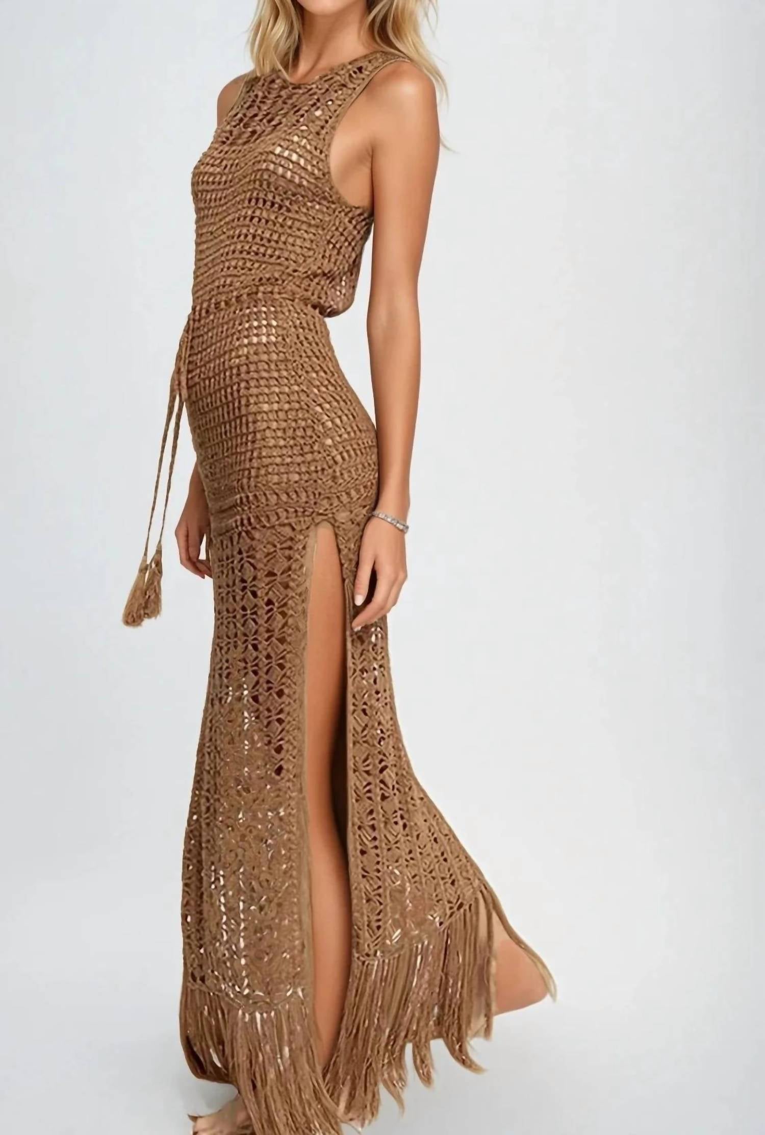 Wisteria Lane - Catherine Knit Cover Up Dress