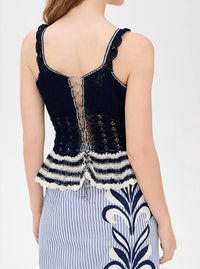 Carolina K - Shell Crochet Tank Top