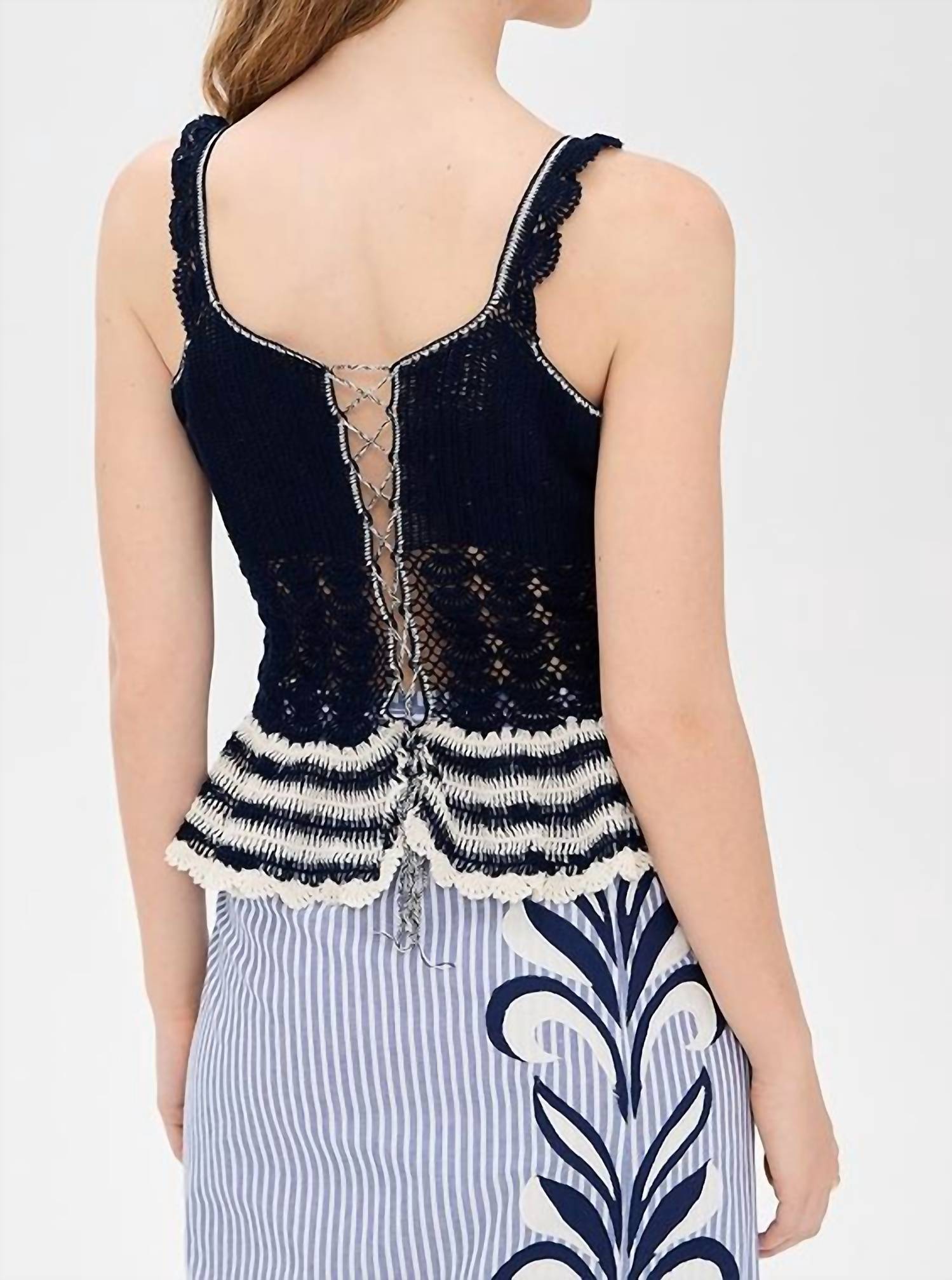 Carolina K - Shell Crochet Tank Top