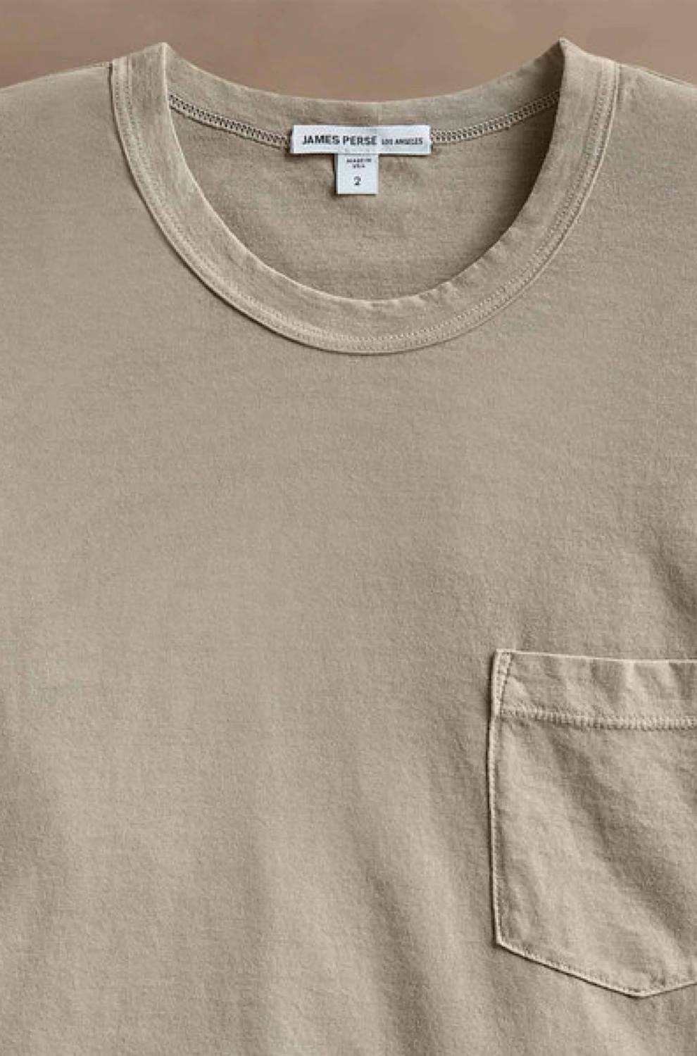 James Perse - Women's Brushed Jersey Pocket Tee