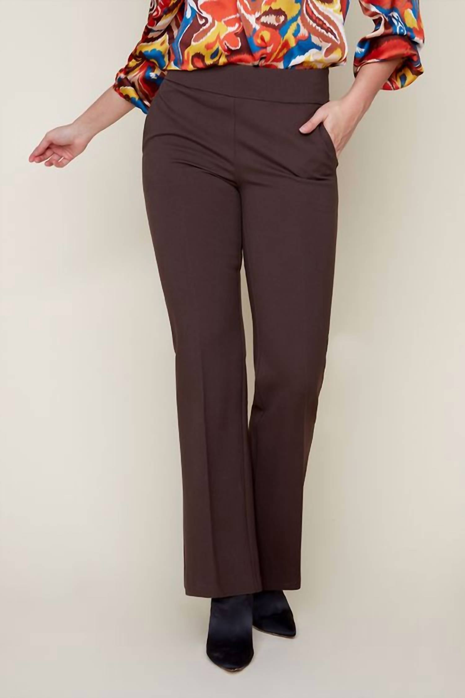 Renuar - Ponte Bootcut With Pocket Pants
