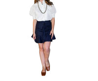 Never A Wallflower - Gathered Button Down Top
