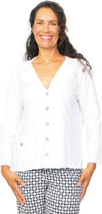 Habitat - Pervuian Cotton Pebble Rolled Edge Cardigan