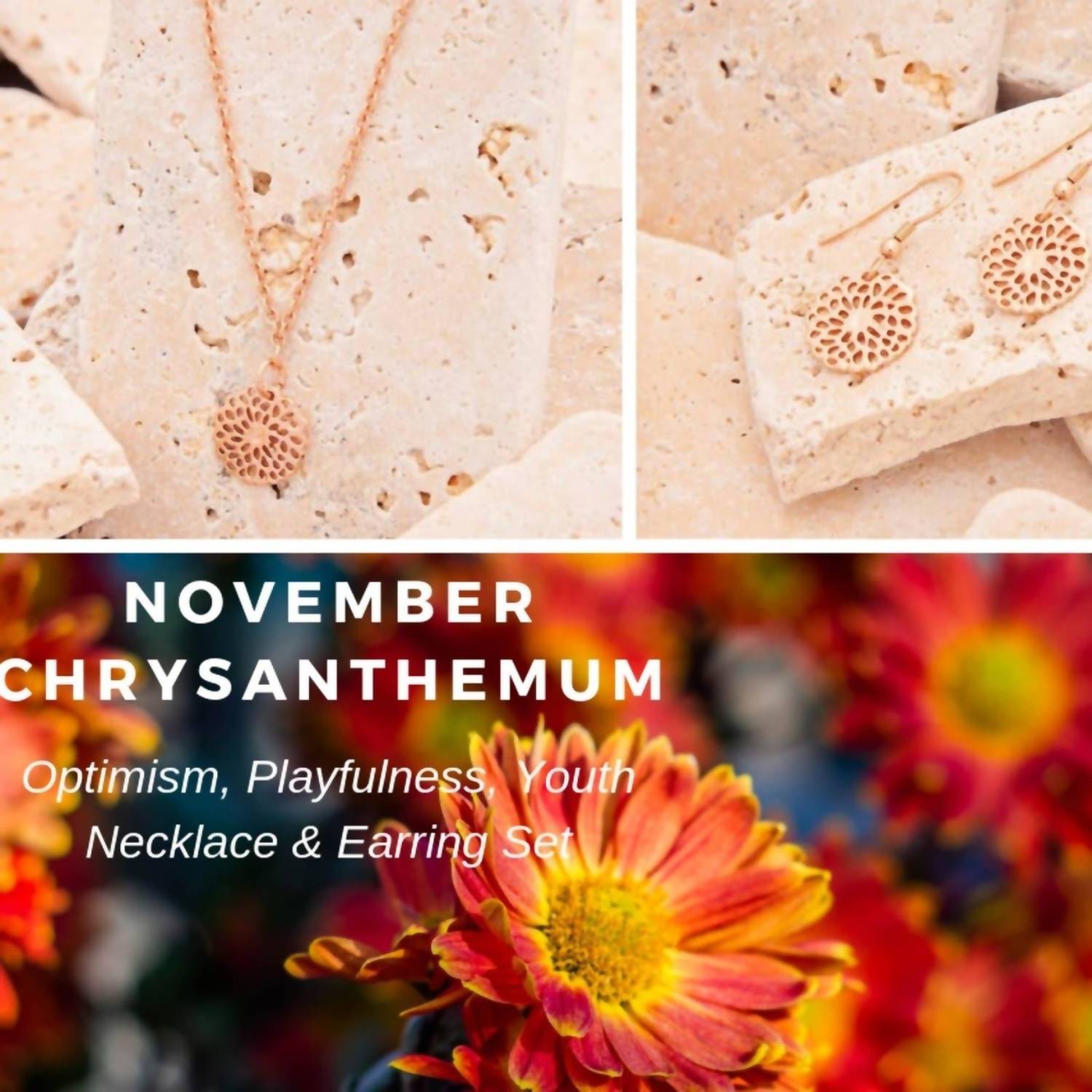 Direction Apparel - Women's Birth Month Flower Jewelry Set