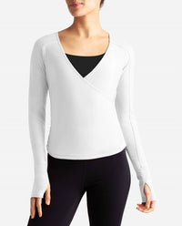 Danskin - Barre Wrap Long Sleeve Top